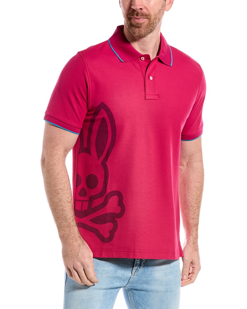 Psycho Bunny Chatham Polo Shirt In Pink Modesens