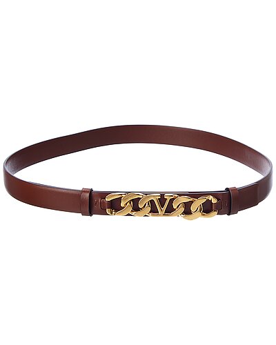 Valentino VLogo Chain 20mm Leather Belt