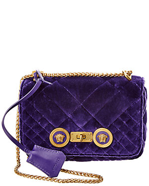 versace velvet bag