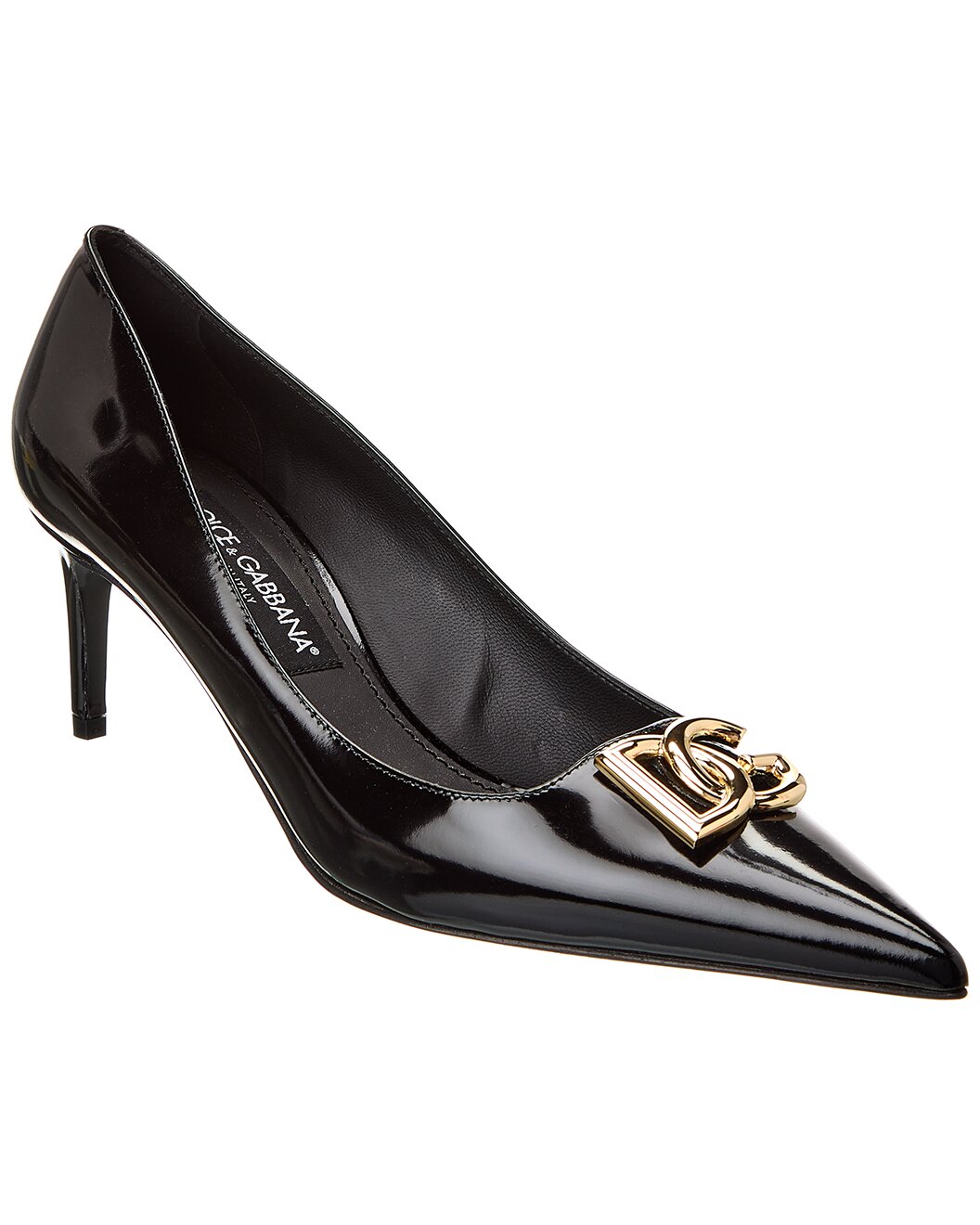 DG Logo Leather Pump