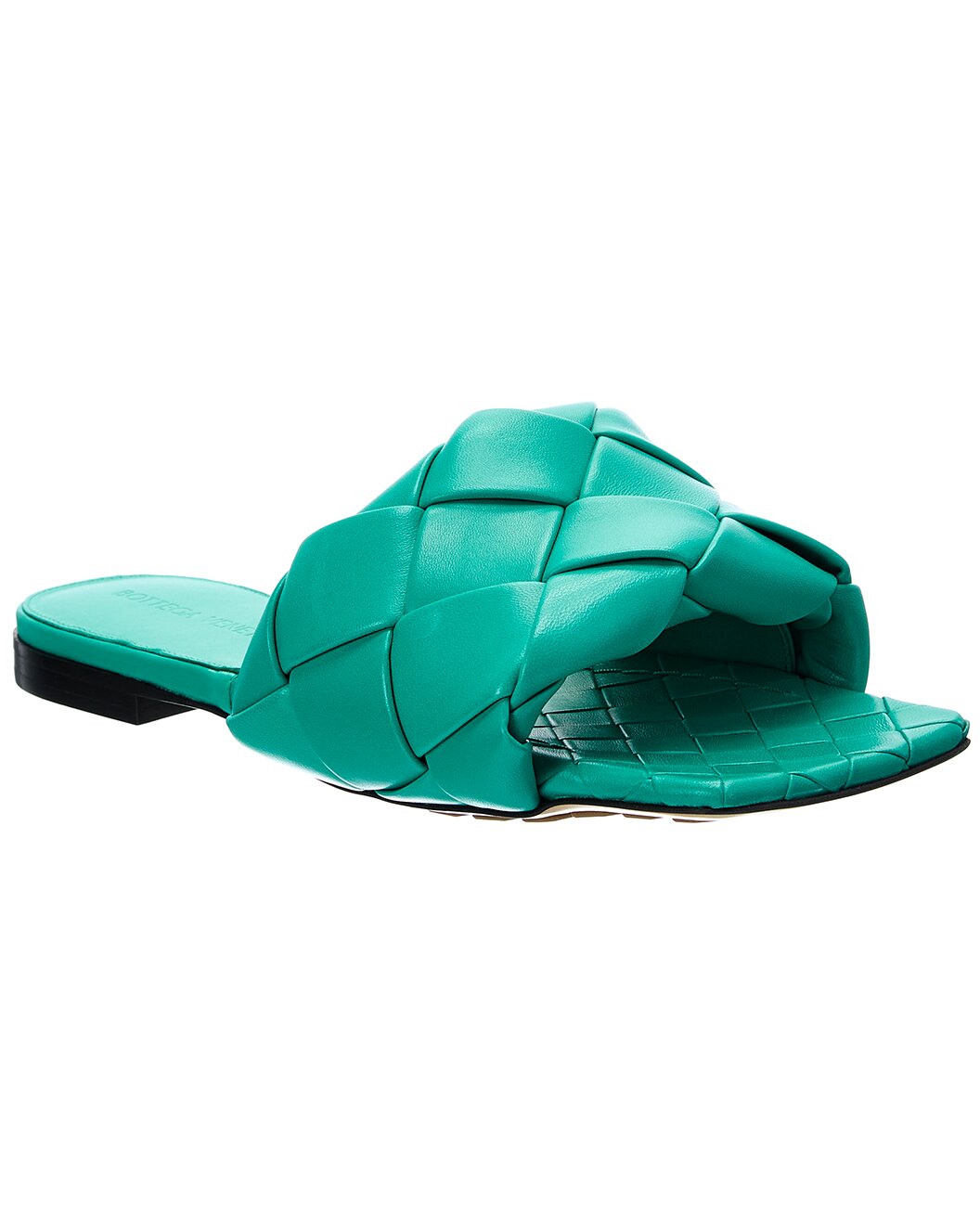 The Lido Intrecciato Leather Sandal