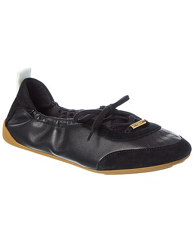 Chloé Kick Leather Ballerina Sneaker