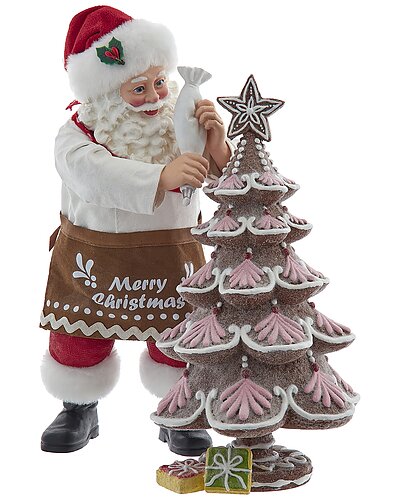 Gilt - Kurt Adler - 10.5-Inch Fabriché Santa Decorating