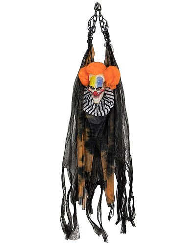 Northlight 46in Animated Clown with LED Eyes Hanging Halloween Decoration