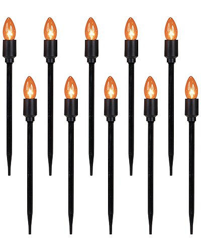 Northlight Set of 10 Halloween Pathway Markers