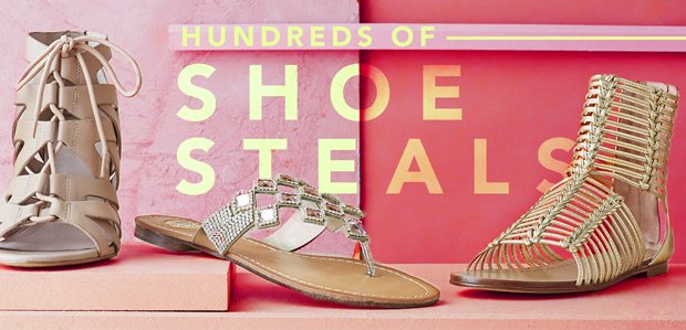 Shoe Addicts, Unite. Hundreds of steals. All yours.