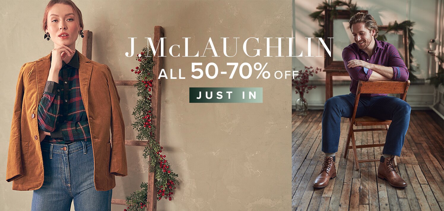 50 – 70% Off Just-In J.McLaughlin
