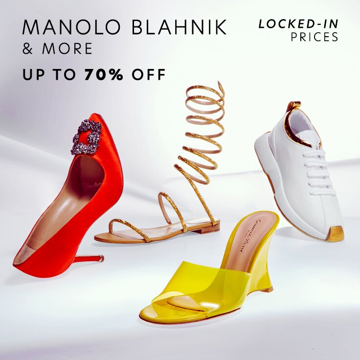 Up to 70% Off Manolo Blahnik & More | Locked-In Prices: The Power of a Luxury Pair