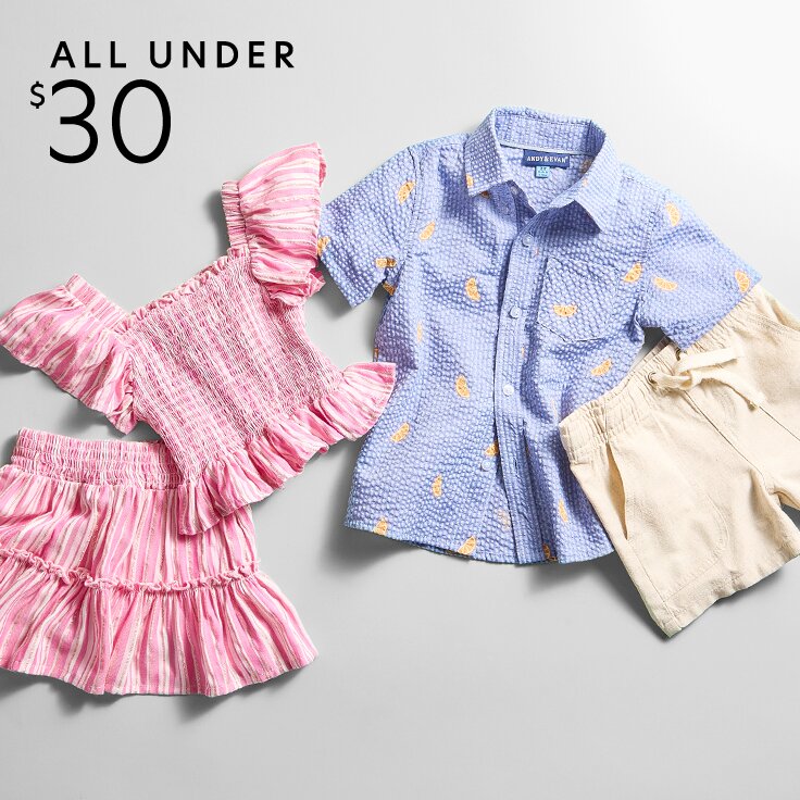 All Under $30: Kids’ Summer Sets