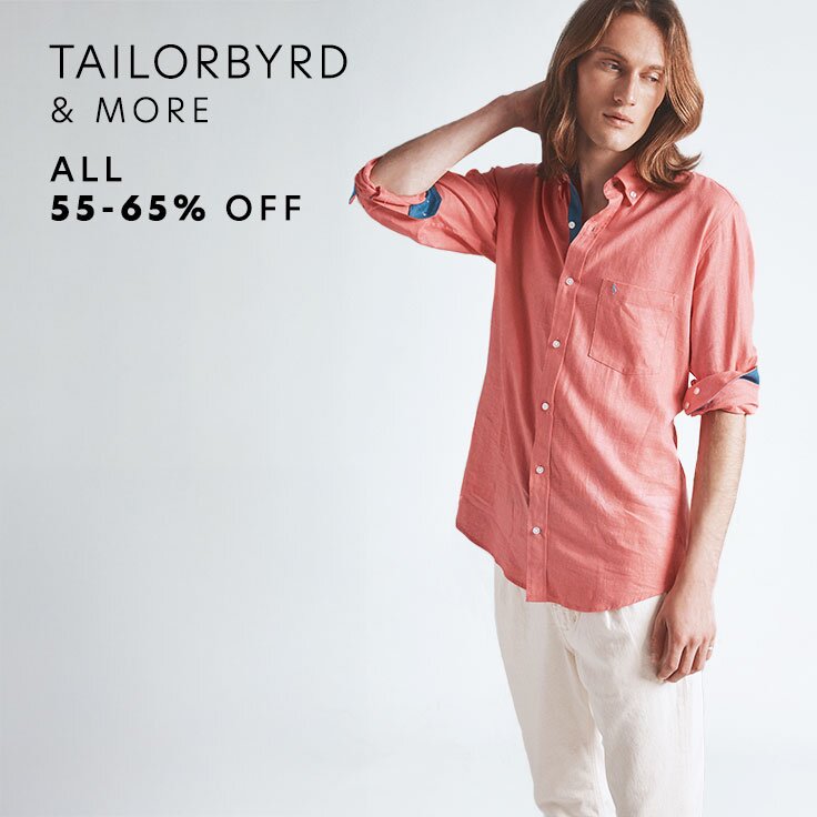 All 55 – 65% Off TailorByrd & More: New Styles