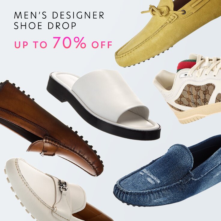 Up to 70% Off Men’s Designer Shoe Drop: Act-Fast Prices