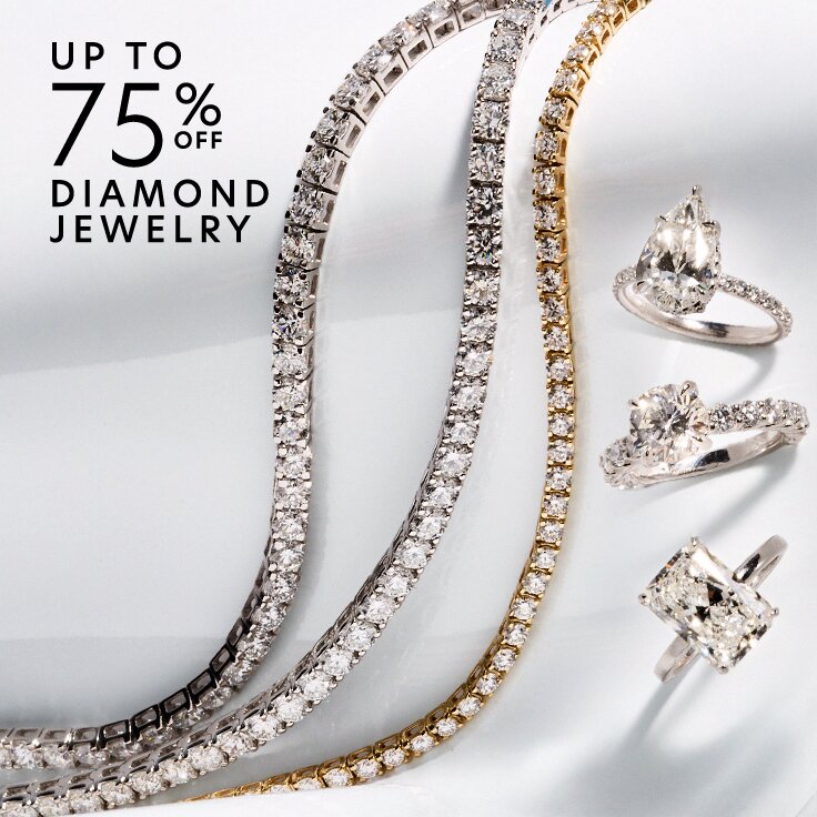 Up to 75% Off Diamond Jewelry: Shop by Carat Weight