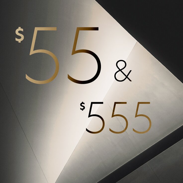 $55 & $555: 2 Days Only