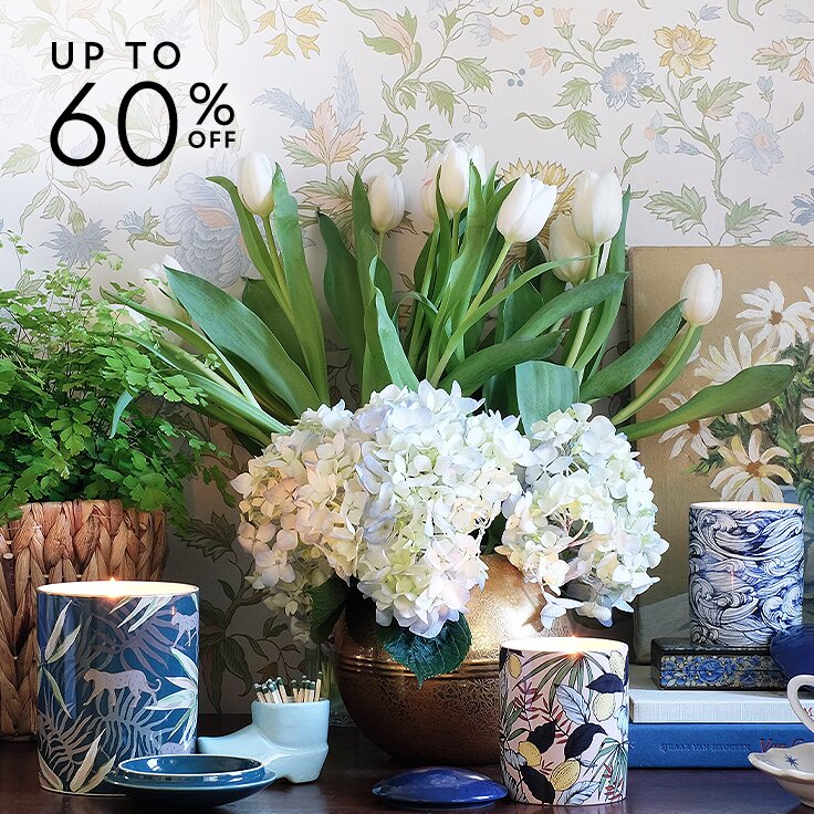 Up to 60% Off: Bold to Traditional Decor