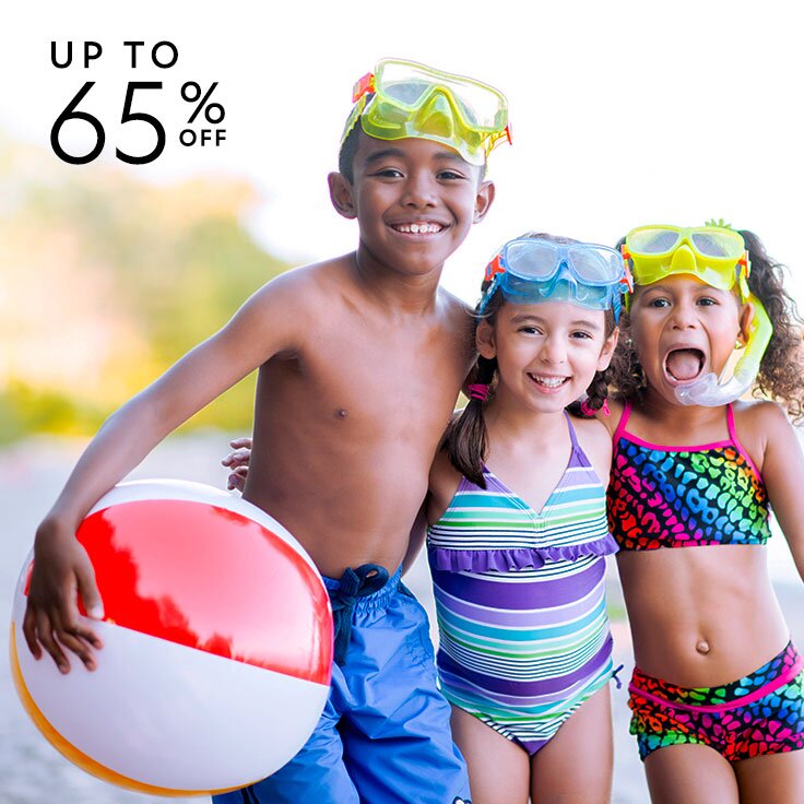 Up to 65% Off: Kids’ Swimwear