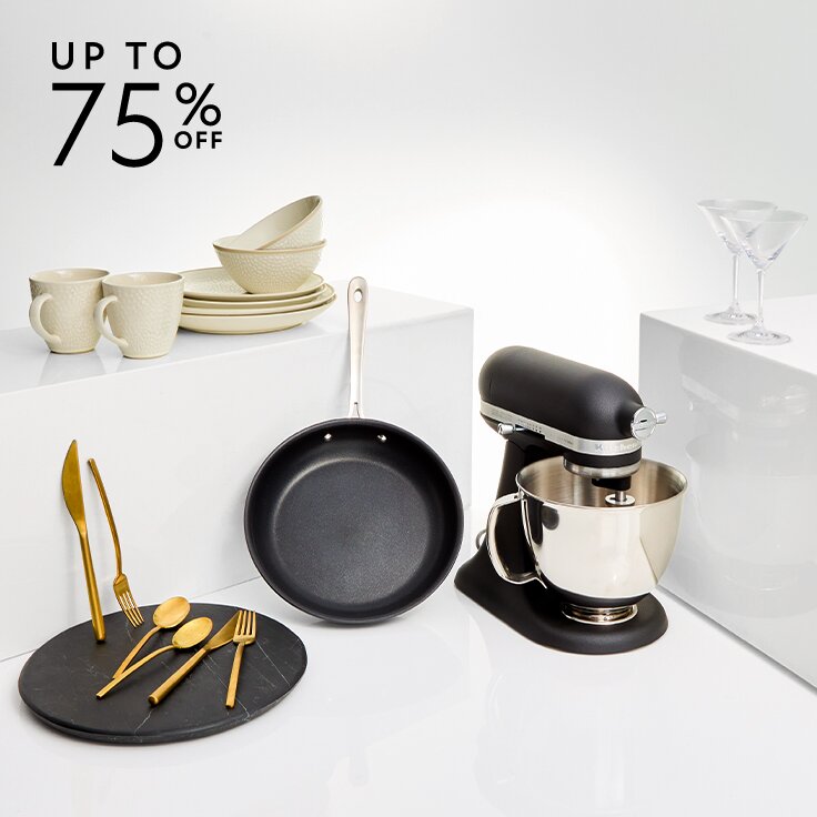 Up to 75% Off: Kitchen & Dining Restock