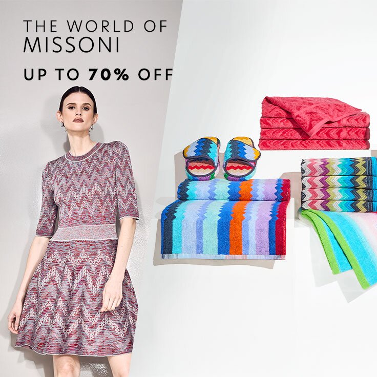 Up to 70% Off the World of Missoni: Just In