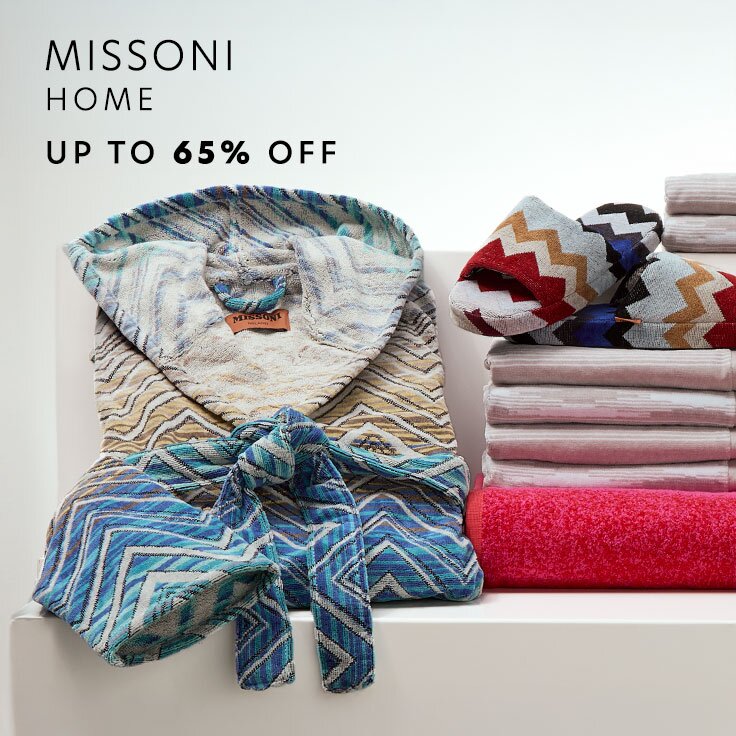 Up to 65% Off Missoni Home: Robes to Towels