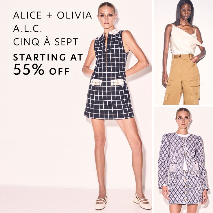 Starting at 55% Off alice + olivia, A.L.C., & Cinq à Sept: ...