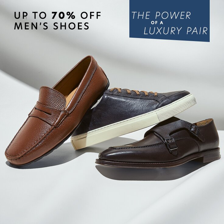 Up to 70% Off Men’s Shoes | The Power of a Luxury Pair: Act-Fast Prices