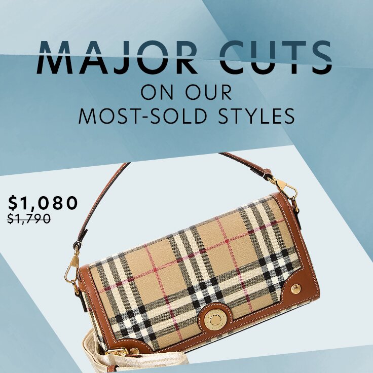 MAJOR Cuts on Most-Sold Styles: 24 Hours Only