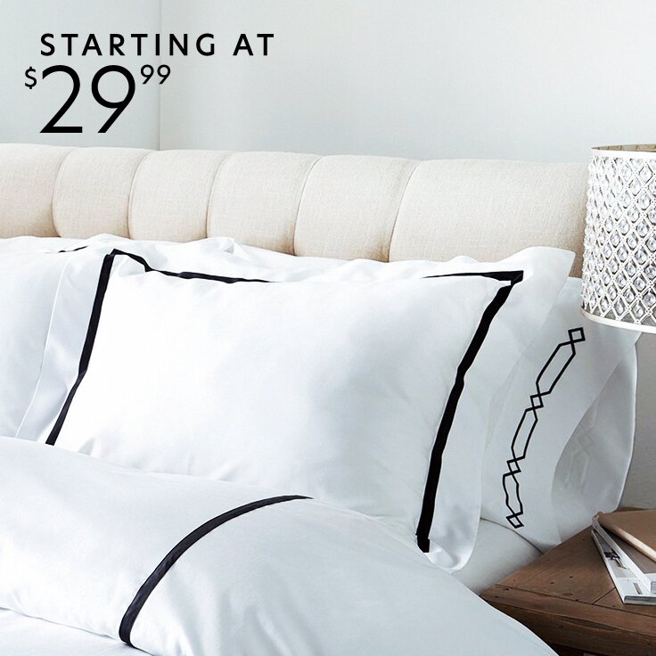 Starting at $29.99: Hotel-Quality Bedding & Bath