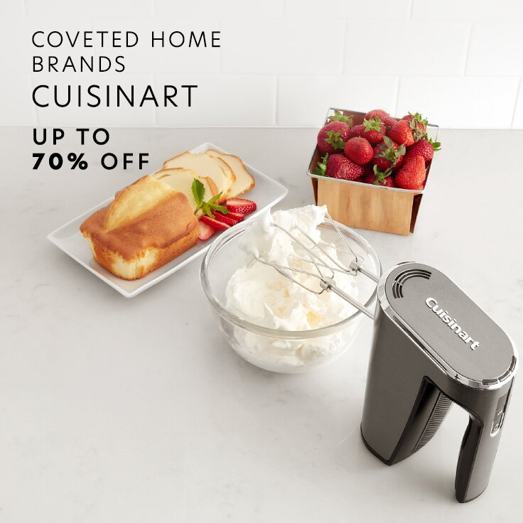 Up to 70% Off Cuisinart | Coveted Home Brands: New-In & Now Lower