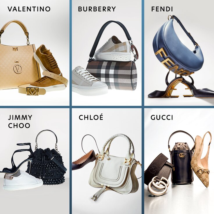 Gucci, Valentino, FENDI, Jimmy Choo, Chloé, & Burberry: Shop the Icons for Less