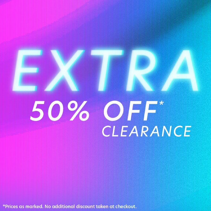 Extra 50% Off Clearance: ...