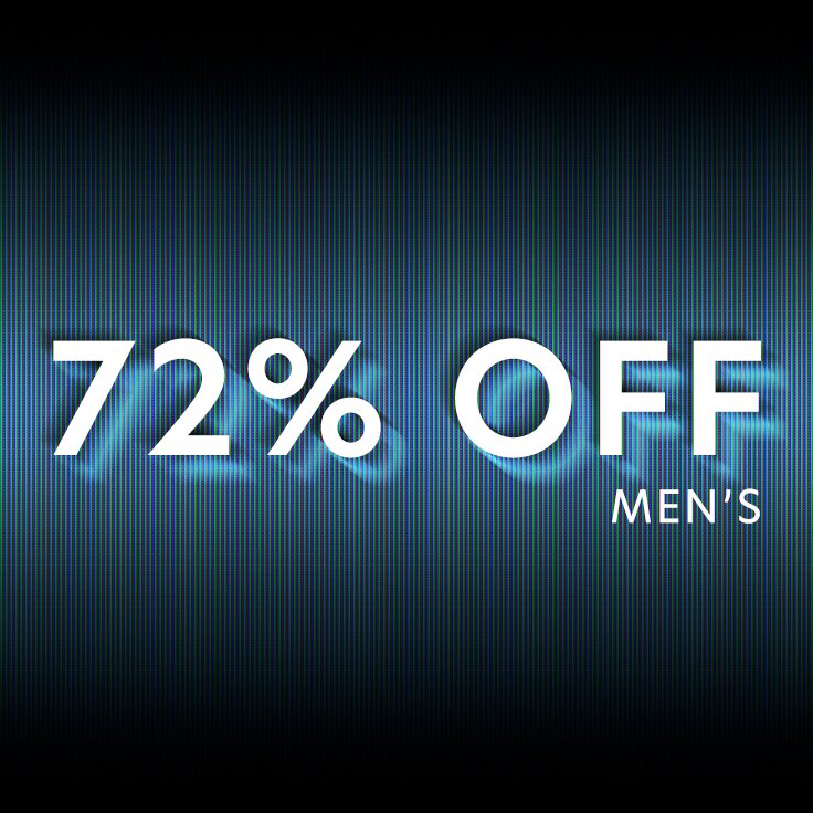 72% Off | Men’s: 48 Hours Only