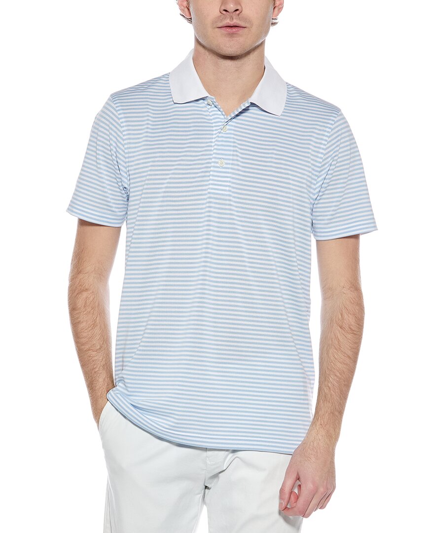 Brooks Brothers Feeder Stripe Performance Knit Polo In Blue