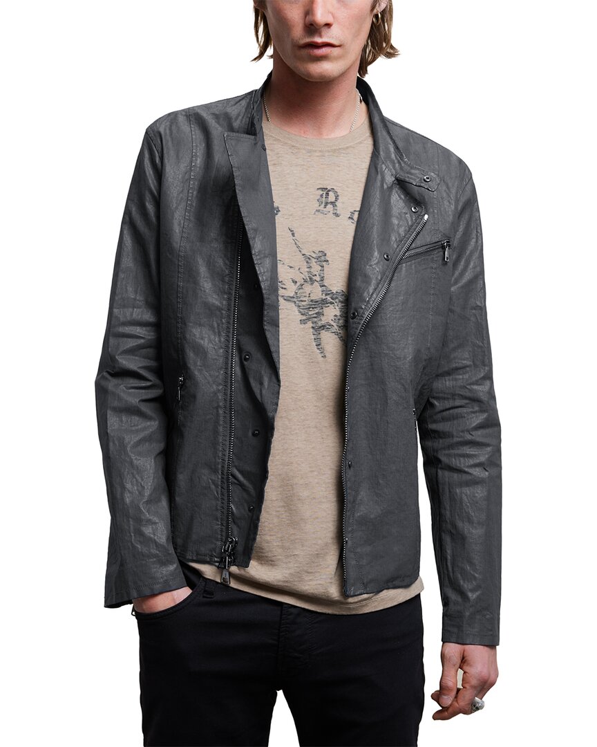 John Varvatos Linen-blend Coat