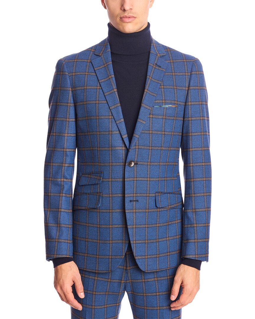 Paisley & Gray Dover Notch Jacket In Blue