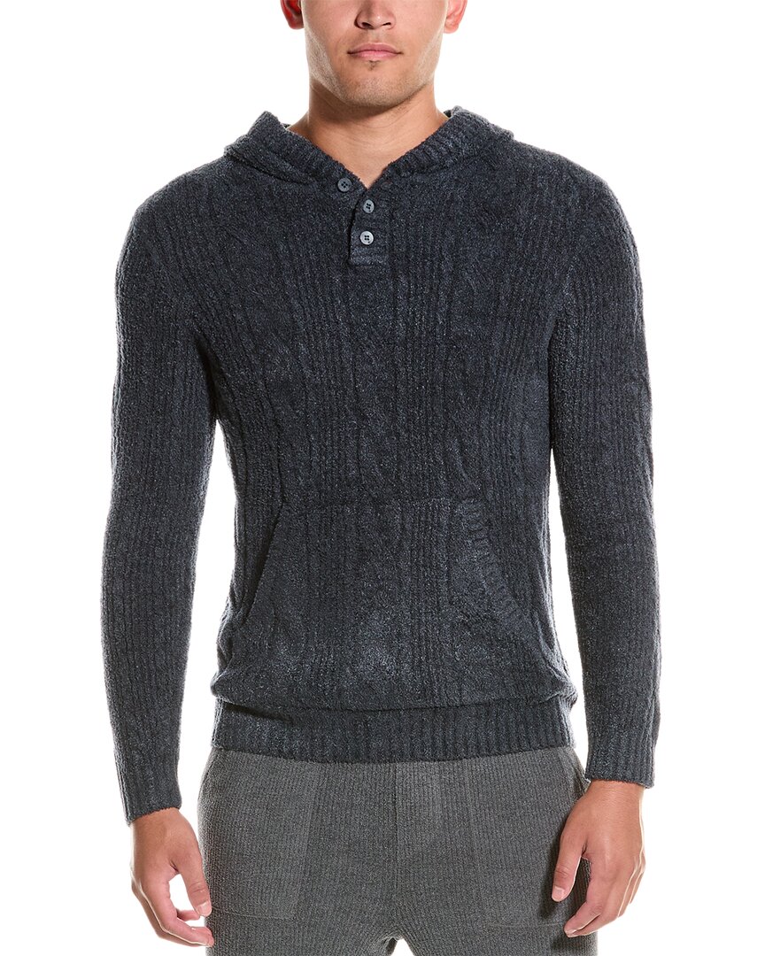 BAREFOOT DREAMS BAREFOOT DREAMS COZYCHIC LITE CABLE HOODED HENLEY