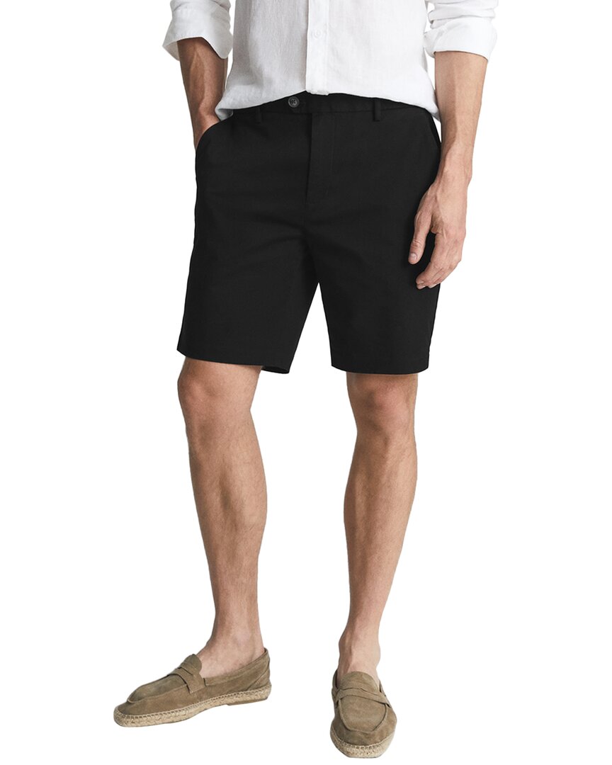 Reiss Wicket Modern Fit Chino Shorts In Black