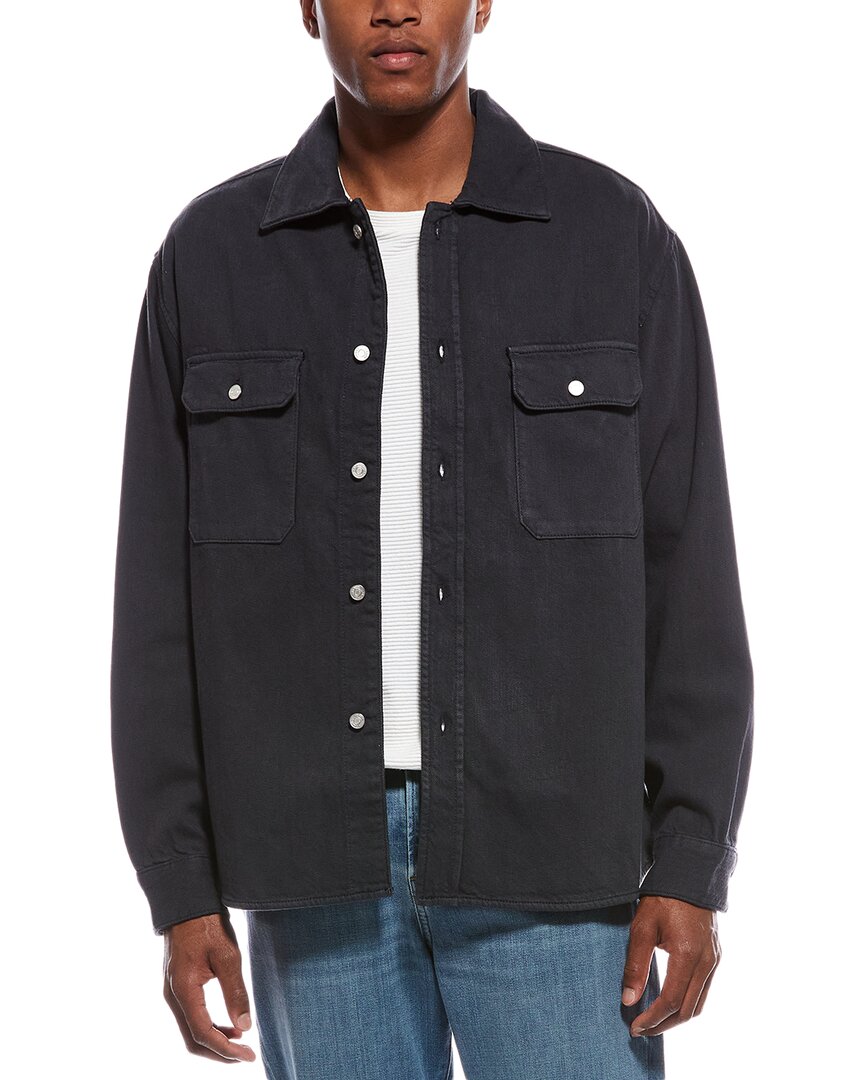 Frame Denim Double Pocket Wool-blend Shirt