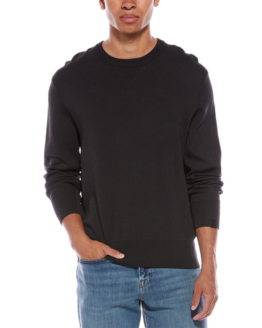 Rag & Bone York Crewneck Sweatshirt In Black