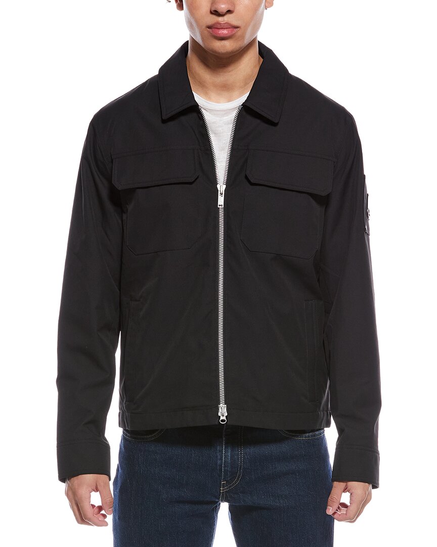 Moose Knuckles Jacques Shirt Jacket In 433-black