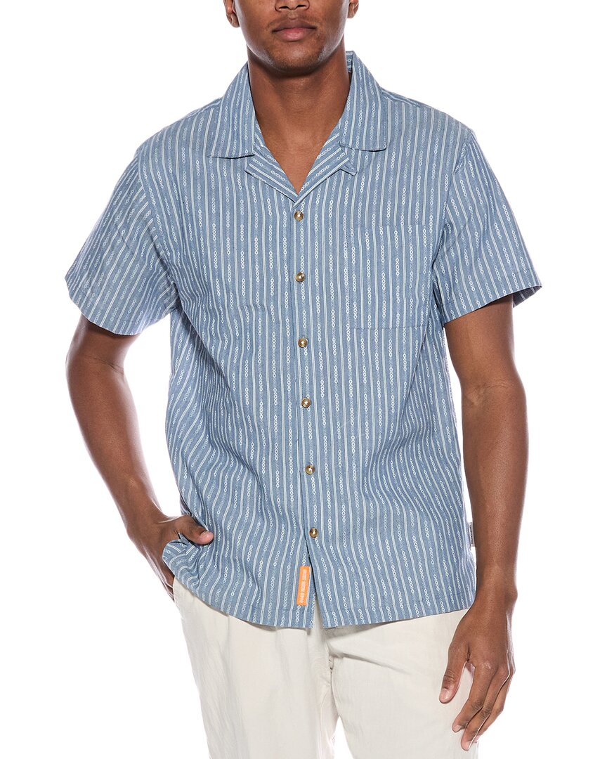Sovereign Code Tour Woven Shirt In Blue