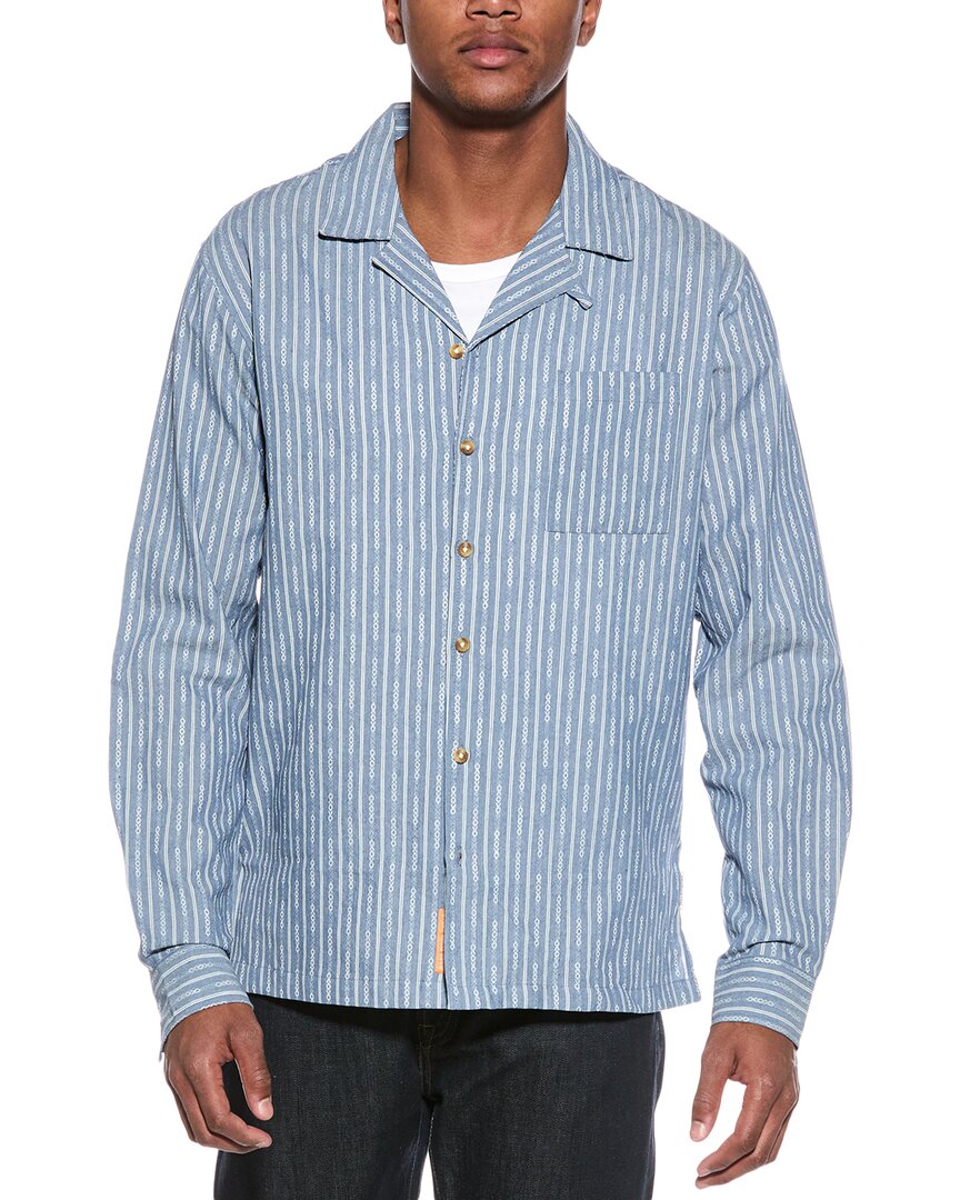 Sovereign Code Tour Woven Shirt In Blue