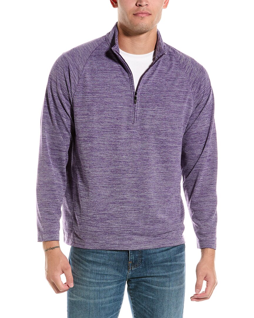 Tommy Bahama Play Action 1/2-zip Pullover In Purple