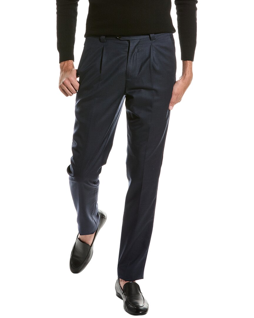 Brunello Cucinelli Wool Pant In Multi