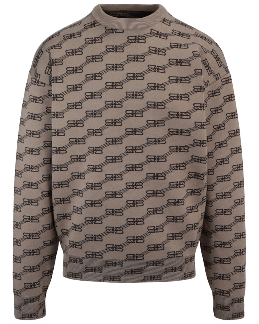 Shop Balenciaga Wool-blend Sweater