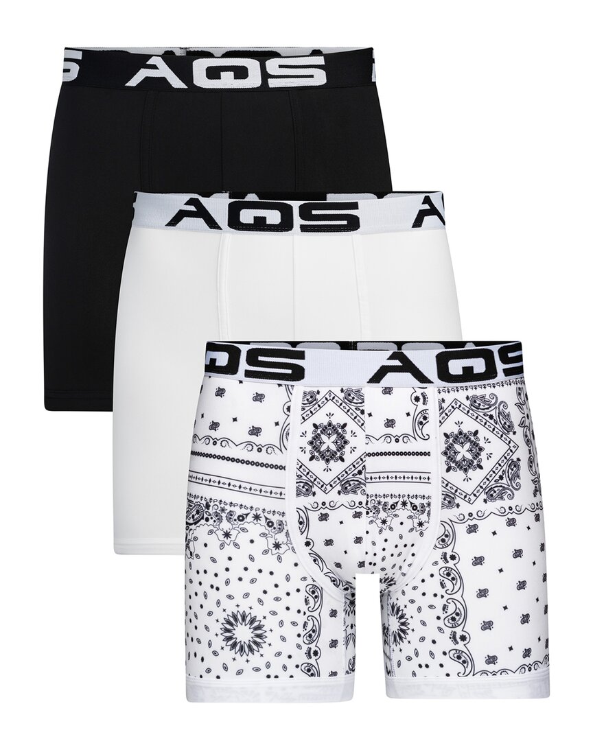 Aqs Set Of 3 Bandana Print Boxer Brief