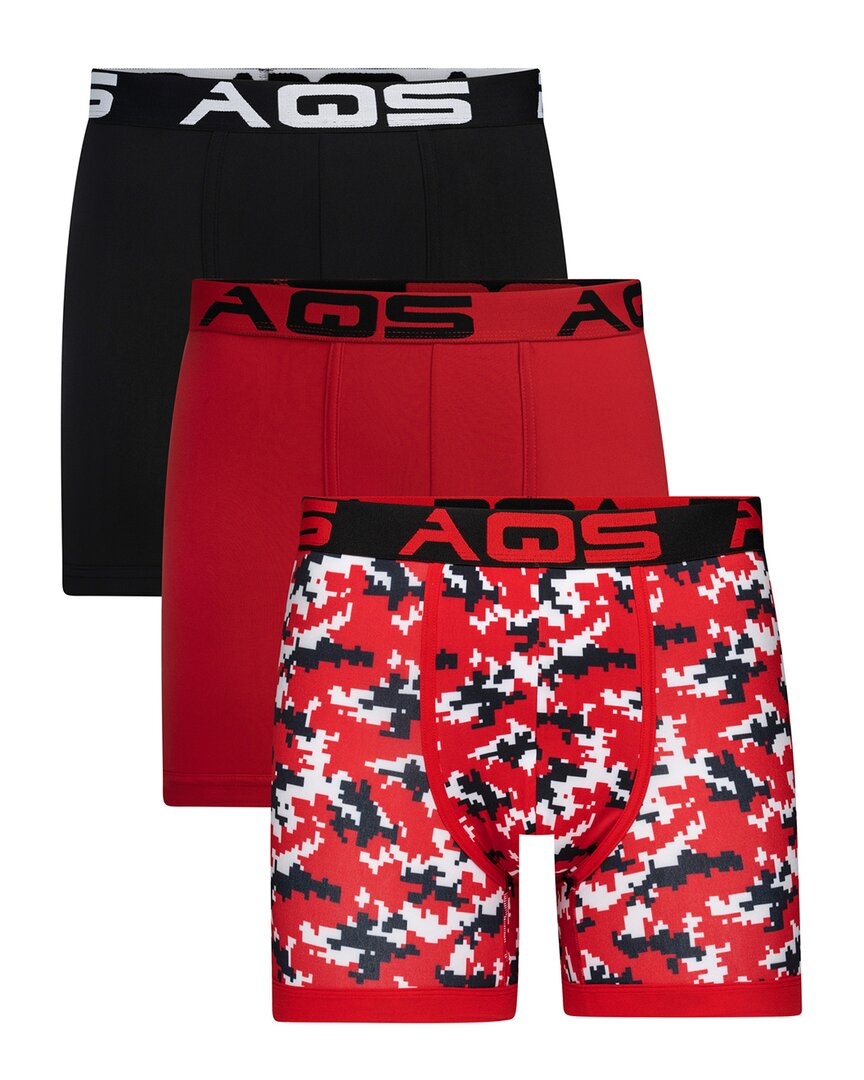 Aqs Set Of 3 Camouflage Boxer Brief