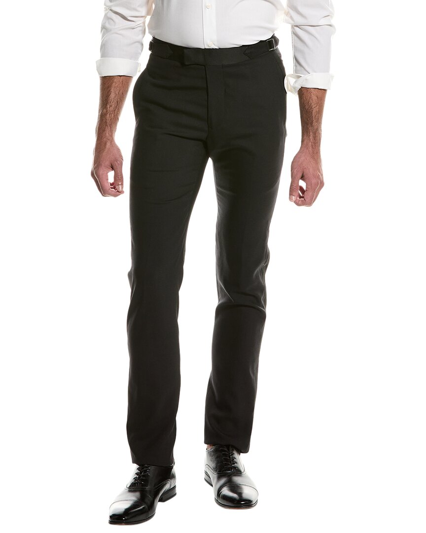 TODD SNYDER TODD SNYDER SUTTON FIT WOOL TUXEDO PANT