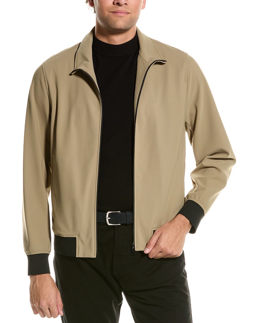 Theory Marco Precision Track Jacket In Green