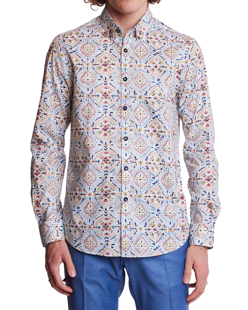 Paisley & Gray Brian Stretch Cotton Button-down Shirt