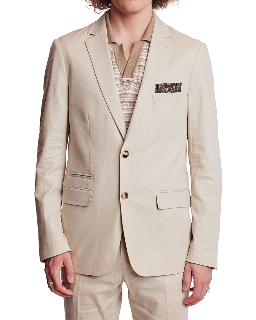 Paisley & Gray Dover Slim Fit Linen-blend Jacket