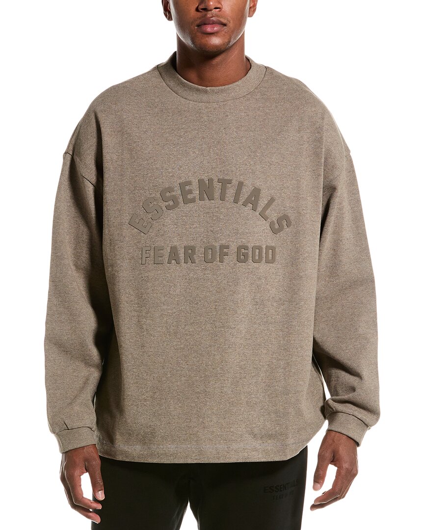 Essentials Fear Of God  Heavyknit T-shirt In Grey